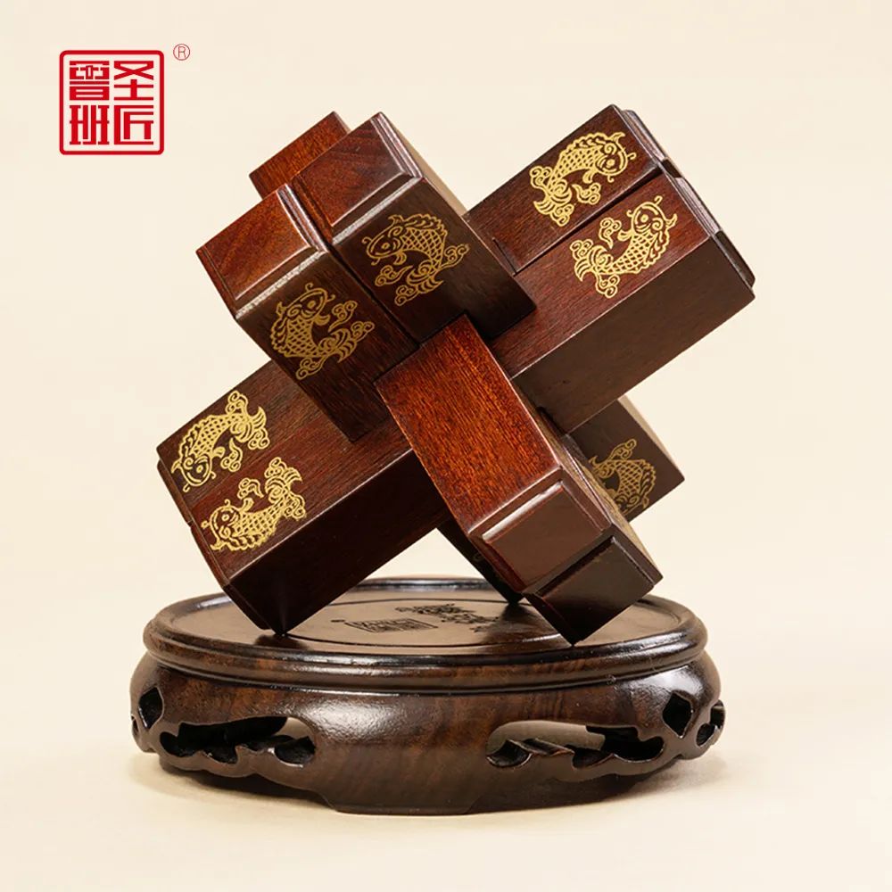 案头雅物｜榫卯之间游过千年吉祥，把年年有余“锁”进生活